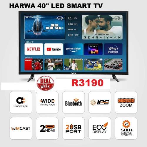 Televisions 40 Inch LED TVs SMART TV Popular 40 Inch LED TVs For A Vibrant Pictu .. + REMOTE